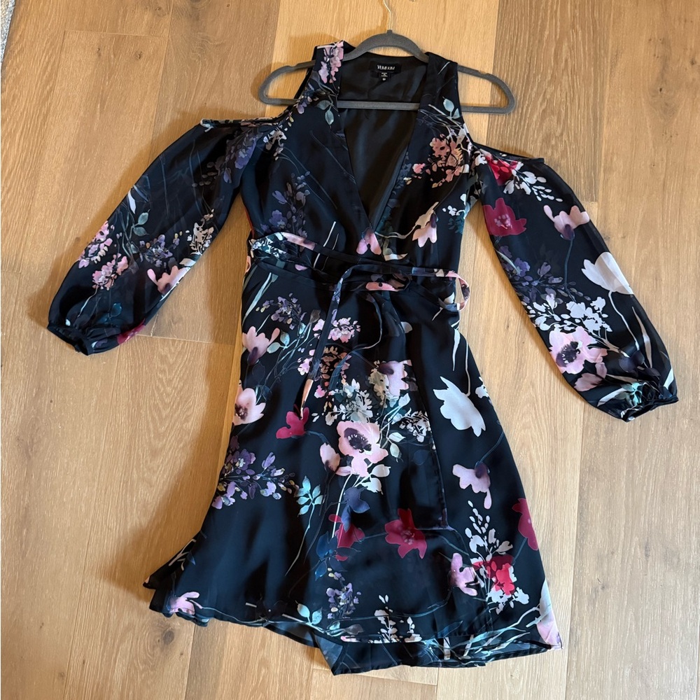 Yumi Kim Black Floral Dress